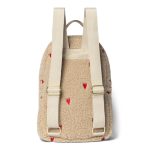 Studio Noos Teddy Mini Backpack gyerek hátizsák – Ecru Hearts