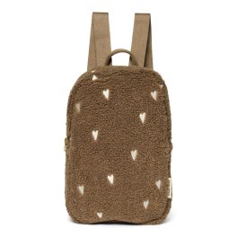   Studio Noos Teddy Mini Backpack gyerek hátizsák – Brown Hearts