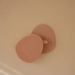 Mushie Koszmó kefe - Púderrózsaszín/Homok (2 db)