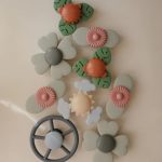 Mushie Tapadókorongos pörgettyű (Dinó)