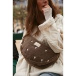 Studio Noos Teddy Adult Fanny Pack övtáska / crossbody táska – Brown Hearts