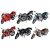 Goki fém motorbiciklik – 1:18 méretarány, 11–12 cm