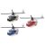 Goki hangot adó helikopter – fém, 19 cm