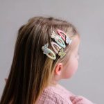 Mimi&Lula Virágos pillangós csatok - 4 db-os szett