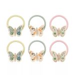Mimi&Lula Virágos pillangós mini hajgumik - 6 db-os szett