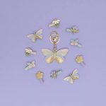 Mimi&Lula Csíkos pillangós csatok - 2 db-os szett