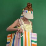 Mimi&Lula Csíkos napellenző sapka