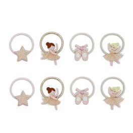 Mimi & Lula Balerina mini hajgumik – 8 db-os szett