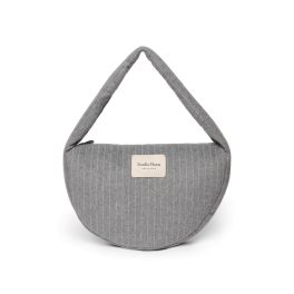   Studio Noos Flannel Chalkstripe Crossbody táska – Light Grey