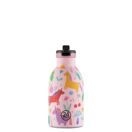   24BOTTLES Kids Clima 330ml rozsdamentes acél termosz szívószálas kupakkal, Magic Friends