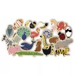 Djeco Mágneses képkészlet - Vonzó állatfigurák