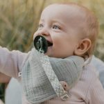 BIBS cumilánc - Zsálya/Krémfehér