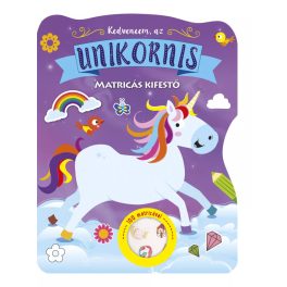 Kedvencem, az unikornis - matricás kifestő