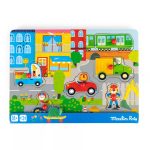 Moulin Roty - Vidámság - Hangos puzzle - a városban