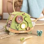 Moulin Roty - A három kisnyuszi - fa készségfejlesztő játék - teknős