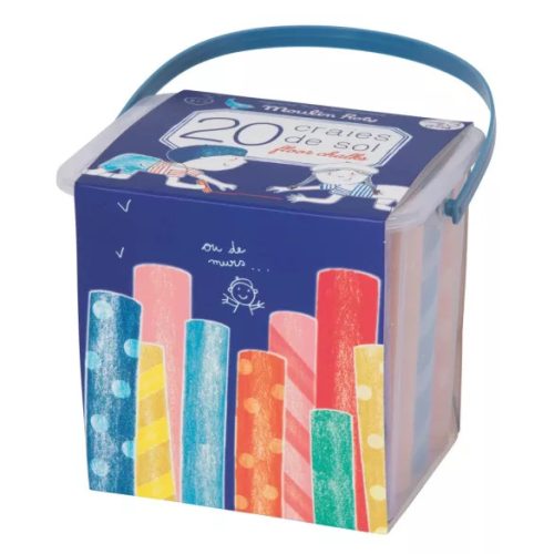 Moulin Roty - Játékidő - 20 db aszfaltkréta dobozban