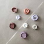 Mushie Építő poharak (Virágszirom)