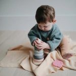 Mushie Gyűrű piramis (Pasztell színek)