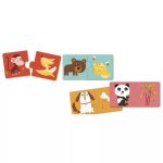 Djeco Párosító puzzle - Ki mit eszik? 20 db-os