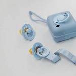 BIBS szalag cumilánc - Hamvaskék