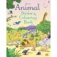 Usborne: Animal Sticker & Coloring Book