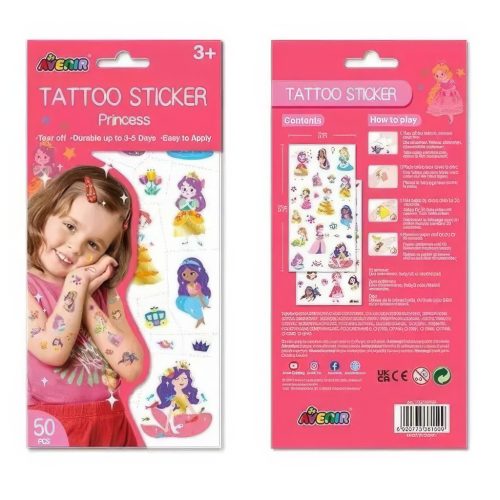 Avenir Lemosható tetoválás, Hercegnők