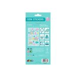 Avenir Csillogó kövek matrica készlet, Szivárványok