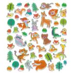 Avenir 3D fényes matrica készlet, Állatok