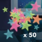 Buki Sötétben világító színes csillagok 