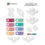 CONNETIX pasztell golyópálya kiegészítő szett 80 db