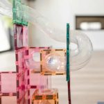 CONNETIX pasztell golyópálya kiegészítő szett 80 db