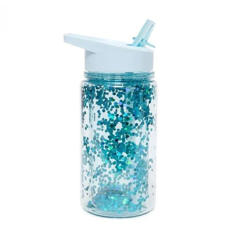 Petit Monkey Kulacs - Glitter - Dusty Aqua