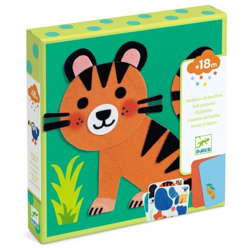 Djeco kollázs műhely – Puha állatok filcből – Soft Animals
