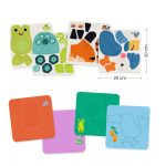 Djeco kollázs műhely – Puha állatok filcből – Soft Animals