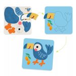 Djeco kollázs műhely – Puha állatok filcből – Soft Animals