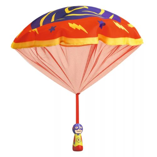 Djeco Ügyességi játék – Repülő hős – Flying Hero – Super Power („Szuper erő” ejtőernyős figura)