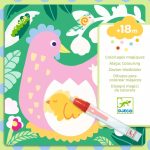 Djeco Vízzel színező készlet - Kukucs! Állatbébik a kertben - Peekaboo! Garden Baby Animals
