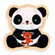 Djeco Fa puzzle - Panda, 9 db-os - Puzzlo Panda