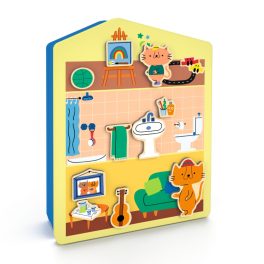 Djeco Mágneses képkirakó - Házban - InZeHouse