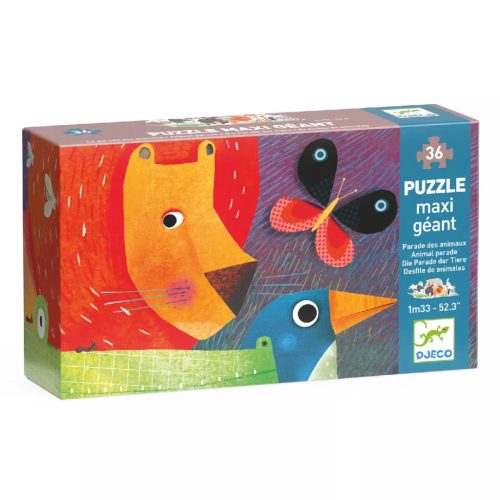Djeco Óriás puzzle – Állati parádé, 36 db-os – Animal Parade