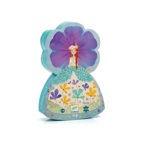 Djeco Formadobozos puzzle - Tavasz hercegnő, 36 db-os - The princess of spring