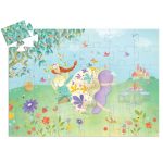 Djeco Formadobozos puzzle - Tavasz hercegnő, 36 db-os - The princess of spring