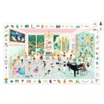 Djeco Megfigyeltető puzzle – Balett iskola, 100 db-os – The Dance School