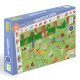 Djeco Megfigyeltető puzzle - Kisbarátok a kertben, 35 db-os