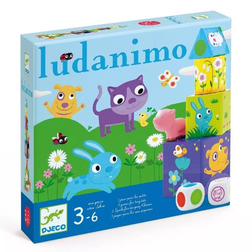 Djeco – Társasjáték: Okoska (Ludanimo) – 3 az 1-ben