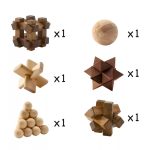 Djeco Logikai játék – Fa ördöglakatok – Woodix