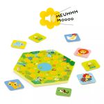 Djeco – Társasjáték: Hangos-képes bújócska (Memo Meuh)