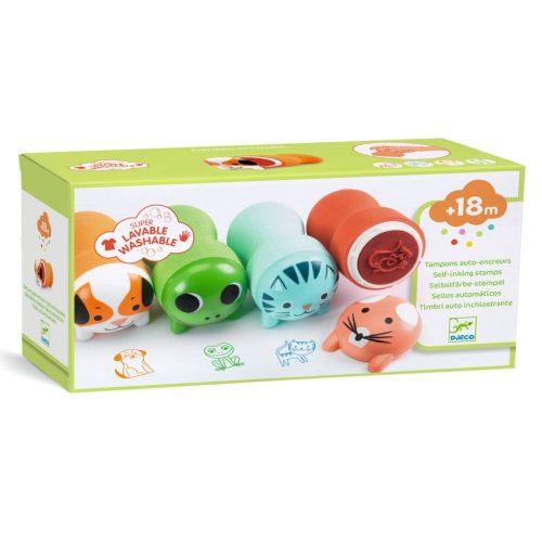 Djeco bélyegzők kicsiknek – Kerti állatok – Garden Animals