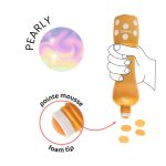 Djeco Marok filc készlet 4 gyöngyház színben - Pontozó színezés