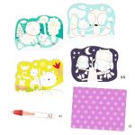 Vízzel színező készlet - Bújócska az erdőben